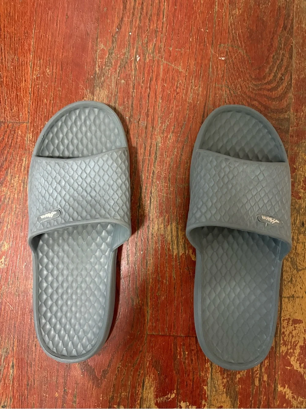 Men's Gray Slide Sandals - Comfortable Everyday Slip-Ons